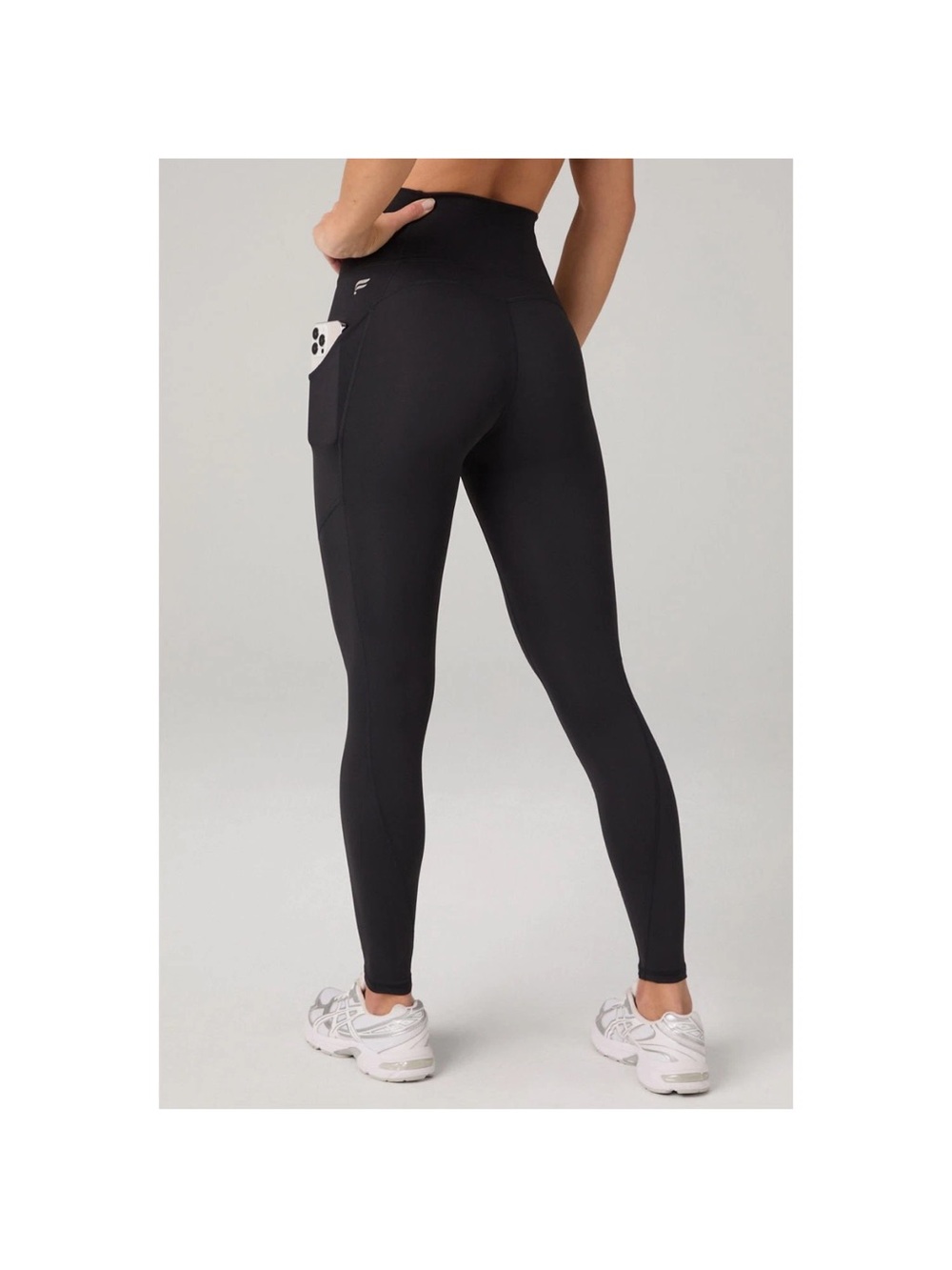 Fabletics Black Oasis PureLuxe High-Waisted Leggings with Pockets